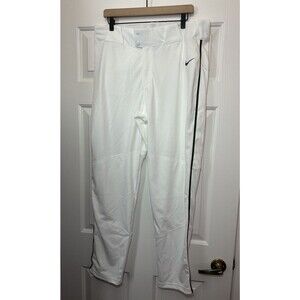 Size XL Nike Vapor Select Men's Piped Baseball Pants White Green BQ5489-111 NEW